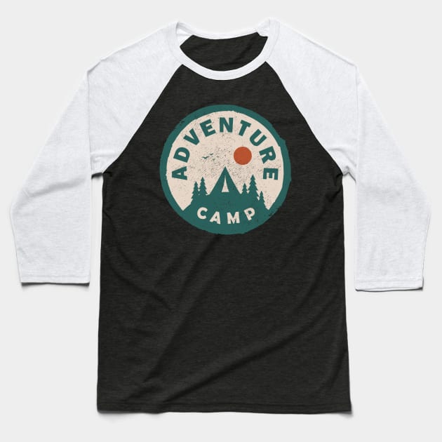 ADVENTURE CAMP Baseball T-Shirt by BLZstore